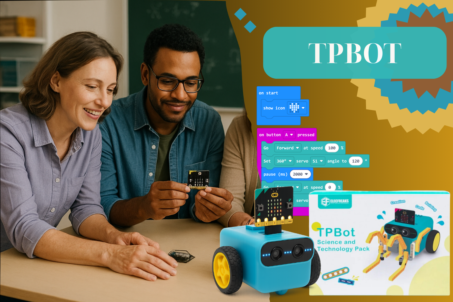 TPbot: Η μαγεία της ρομποτικής στα χέρια σου!