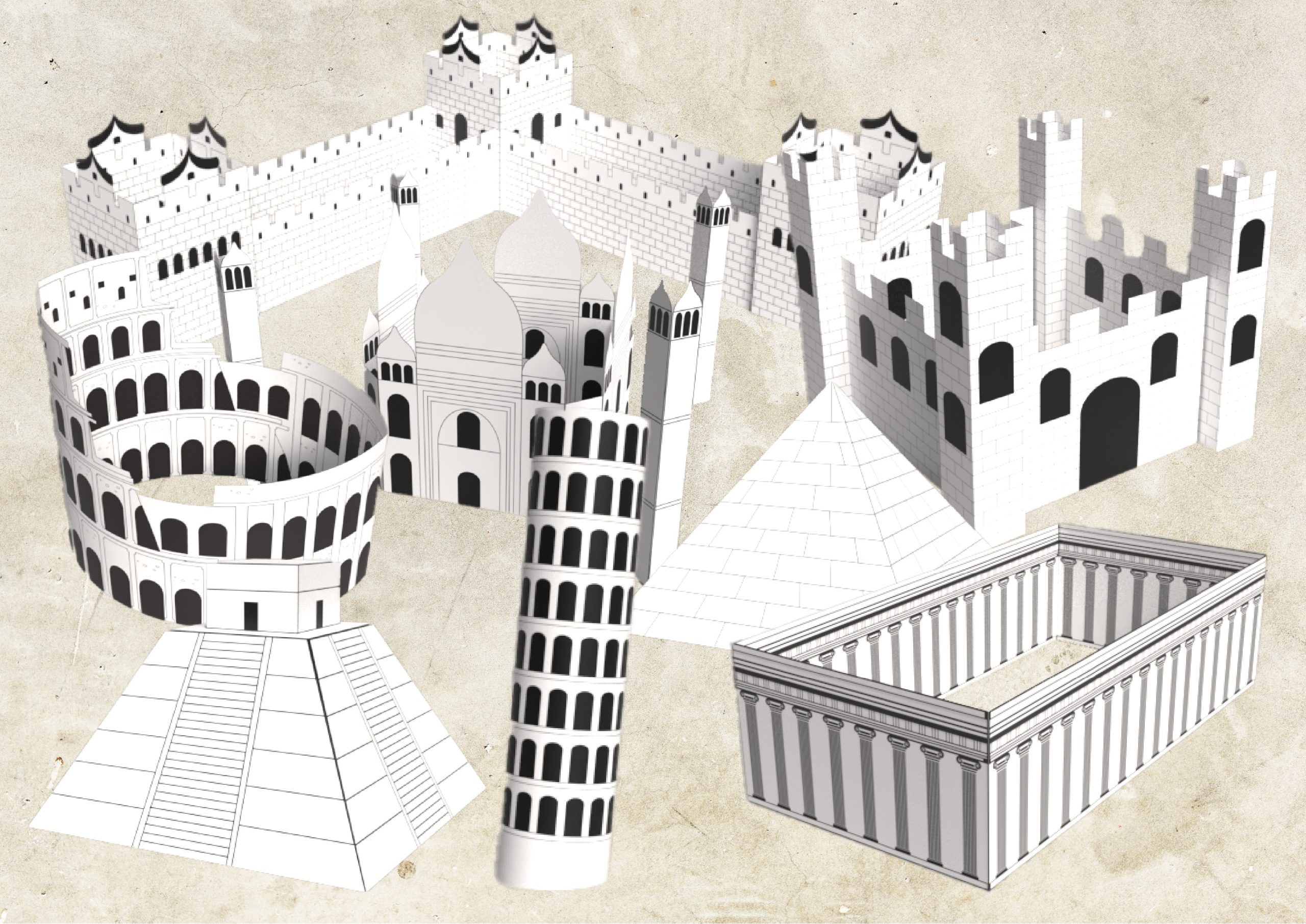 Μνημεία Παγκόσμιας Πολιτιστικής Κληρονομιάς μέσα από κατασκευή μοντέλων